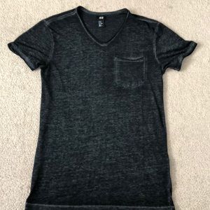 Mens V neck T shirt